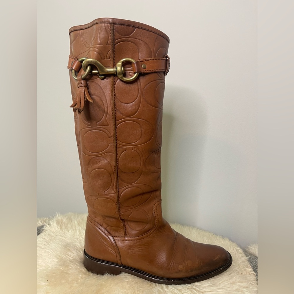 Vintage Coach Vivica Saddle Riding Boots Sz.8.5